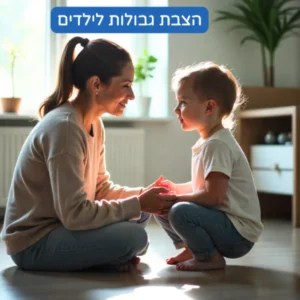 הצבת גבולות לילדים בבית בכיתה ובגן